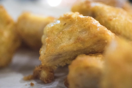 Chicken Nugget mit Kartoffelsalat oder Pommes